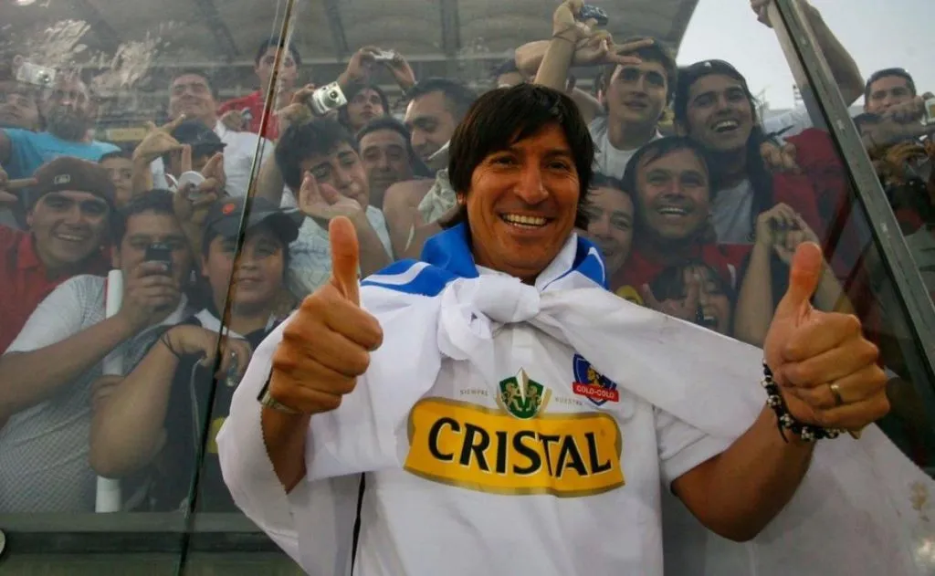 Iván Zamorano es fanático de Colo Colo.