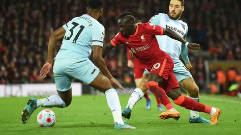 Sadio Mané convirtió el único gol del compromiso ante West Ham.