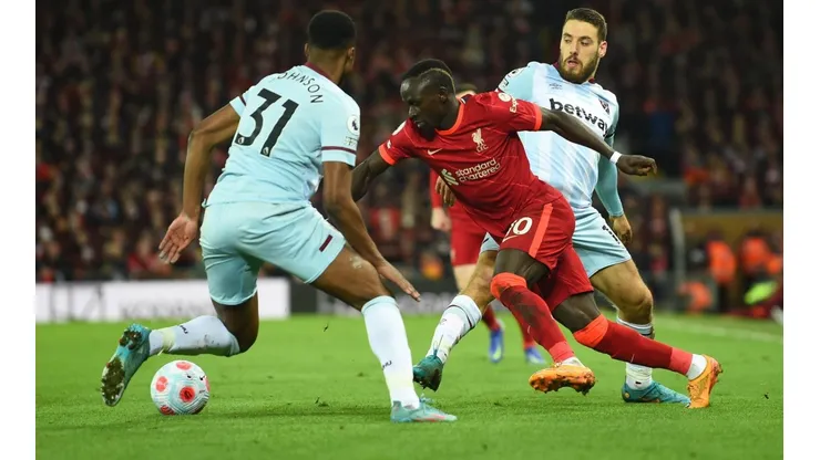 Sadio Mané convirtió el único gol del compromiso ante West Ham.