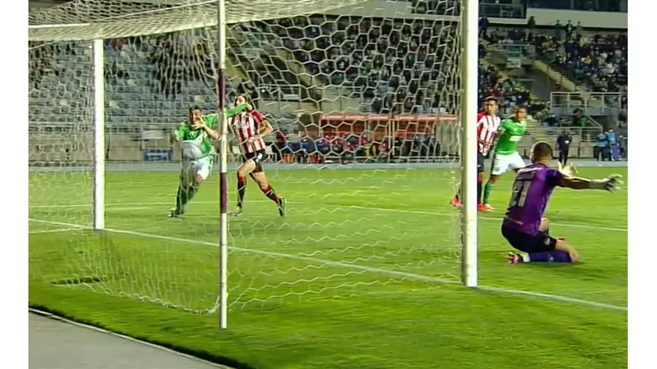 Audax y el 1-0 parcial contra Estudiantes en el debut por Copa Libertadores.