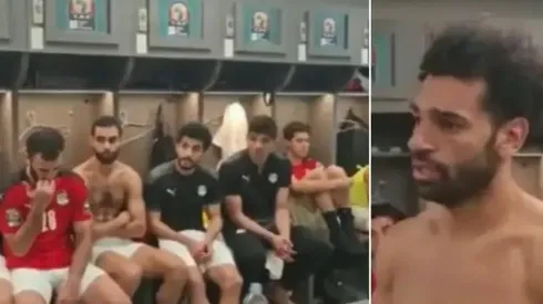 El egipcio animó a sus compatriotas tras la caída ante Senegal.