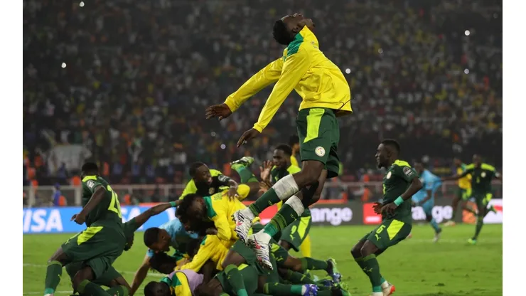 Senegal celebra el penal definitivo que le dio el título a Senegal