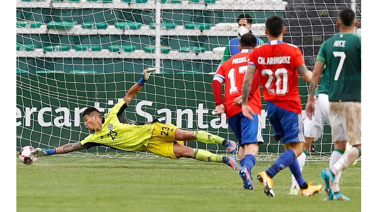 Brayan Cortés fue una de las figuras de Chile ante Bolivia