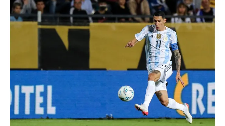 Ángel Di María será el capitán de Argentina ante la ausencia de Lionel Messi.