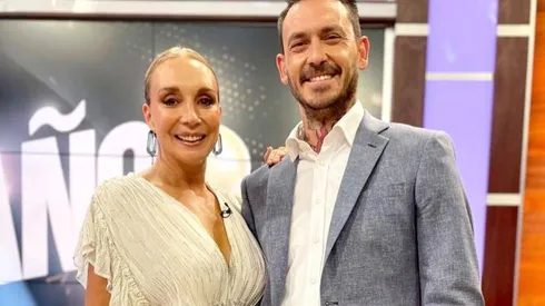 Karen Doggenweiler y Mauricio Pinilla.