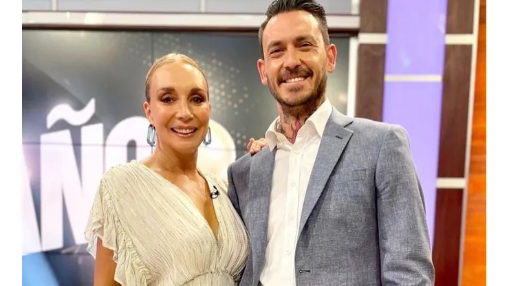 Karen Doggenweiler y Mauricio Pinilla.