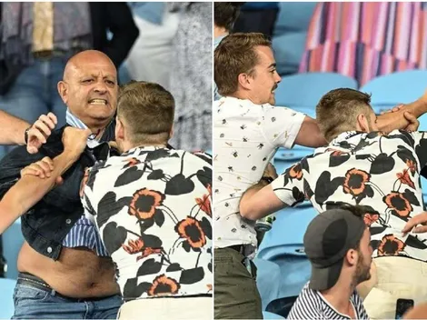 Se van a los combos en el Australian Open por uso de mascarillas