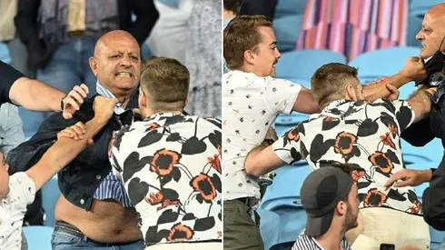 La seguridad tuvo que intervenir en medio del caos.