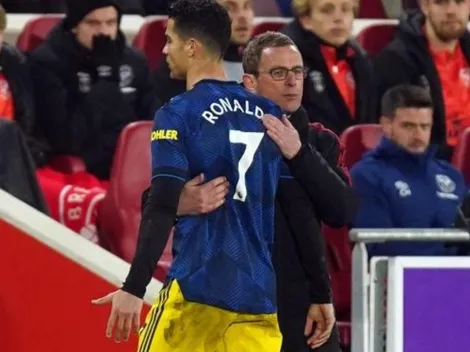 Rangnick y diálogo con enfurecido CR7: "Me preguntó '¿Por qué a mí?'"