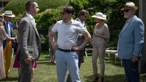 Kendall, Roman y Logan Roy