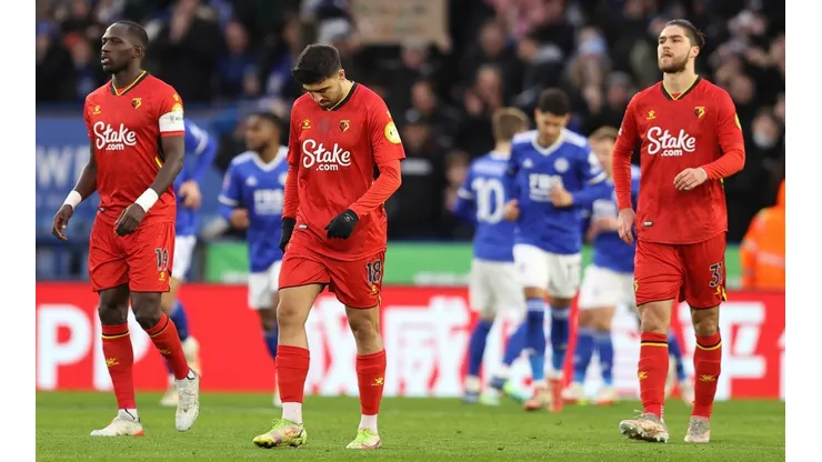 Francisco Sierralta fue titular y sufrió el compromiso ante Leicester.