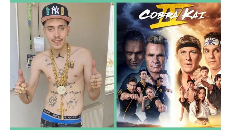 Marcianeke formó una alianza con Netflix para promocionar lo nuevo de Cobra Kai.