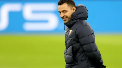 Xavi Hernández evitó hablar de cualquier tema relacionado con fichajes.