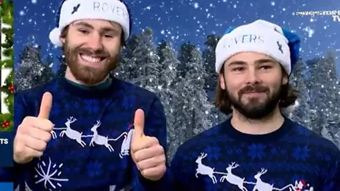 El chileno se llenó del espíritu navideño.