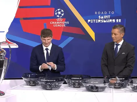 El chascarro vivido durante el sorteo de la Champions League