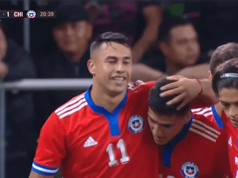 Iván Morales anota su primer gol en la selección chilena