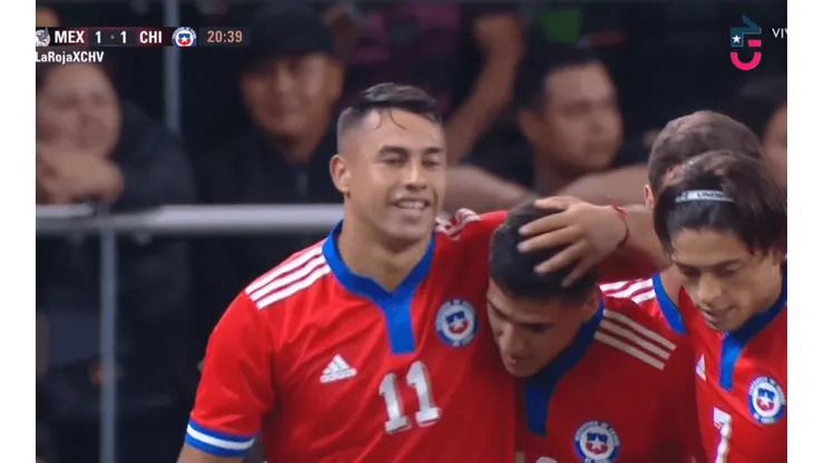Morales anotó su primer gol por la Roja