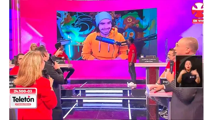 Germán Garmendia en la Teletón 2021.