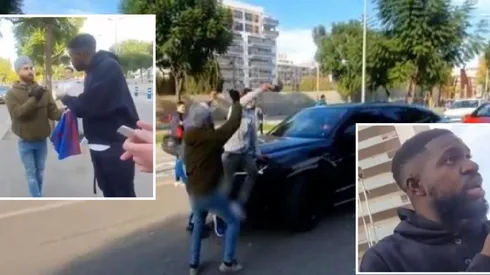 Umtiti perdió la paciencia con unos hinchas del Barcelona