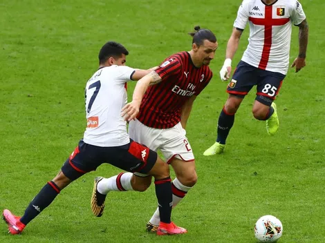 Genoa de Pablo Galdames recibe al AC Milán por la Serie A: Hora y TV