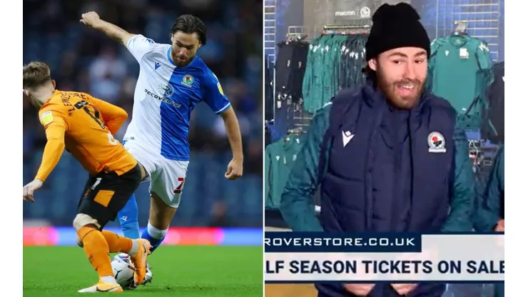 Ben Brereton es la gran figura publicitaria del Blackburn Rovers.