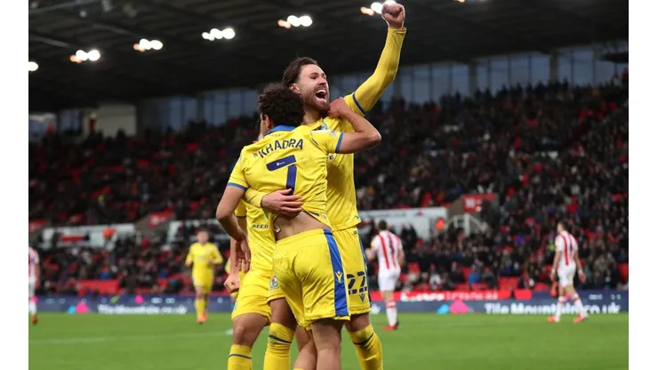 Ben Brereton fue titular y disputó los 90 minutos ante Stoke City.