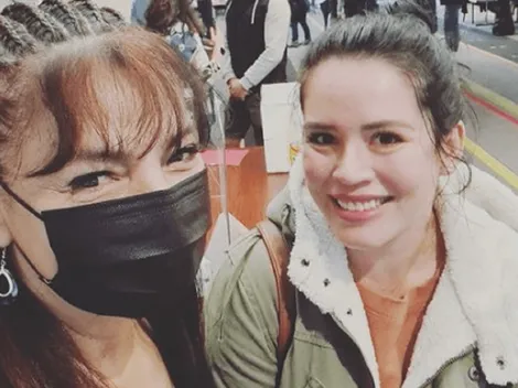 Tatiana Merino y Angie Alvarado se reencuentran en lugar de votación en Australia
