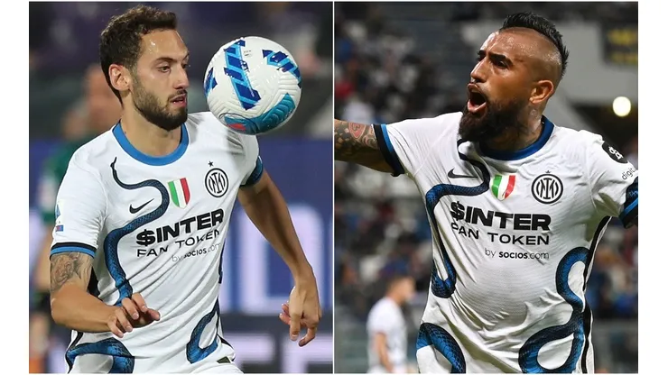 Hakan Calhanoglu no ha rendido a la altura de lo esperado en el Inter y piden que tome a Arturo Vidal como ejemplo