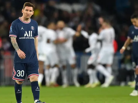 Messi sale en el descanso contra Lille por posible lesión