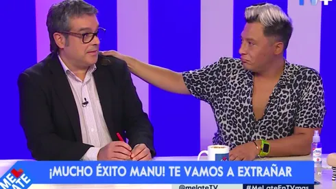 Manu González en su despedida de Me Late.