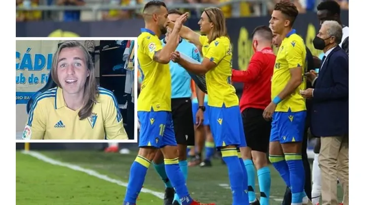 Pedro Benito cumplió su sueño al debutar en el Cádiz