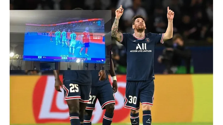 Lio Messi sorprende a sus seguidores con un particular televisor espejo que tiene en su casa en París.