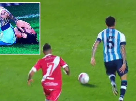 ¡Alarma en la Roja! Keno Mena sale lesionado en Racing