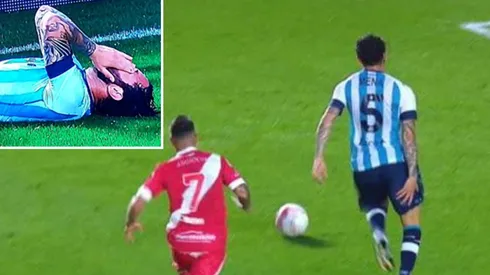 Keno Mena salió lesionado en partido de Racing