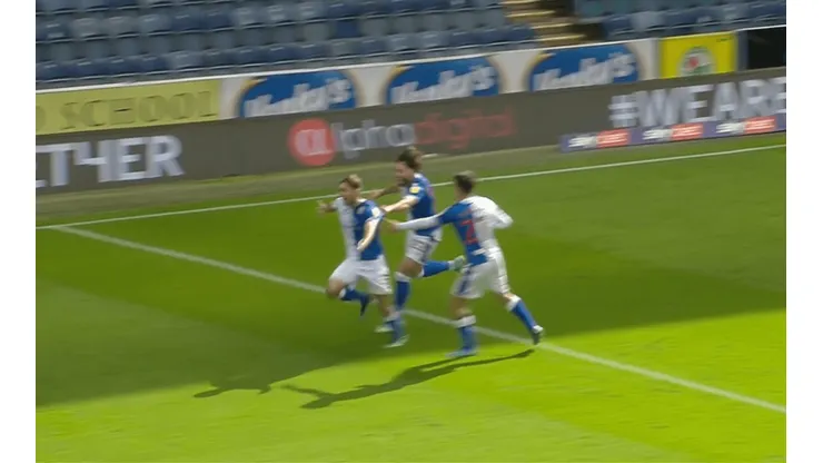 Brereton y asistencia para el gol del Blackburn Rovers.