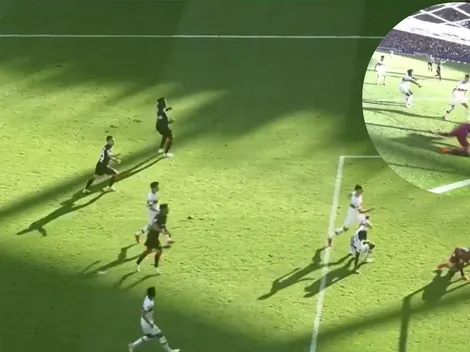 No le sale una: El increíble gol que no entra para Santos Borré