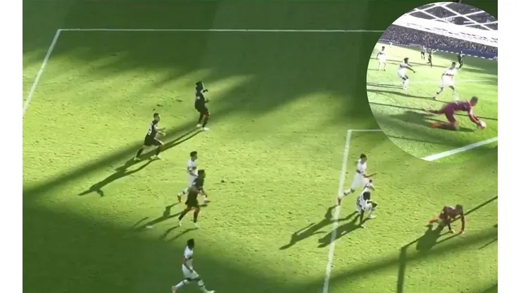 De manera insólita no entró el gol de Rafael Santos Borré.
