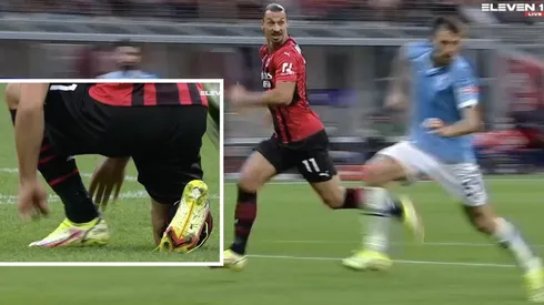 Zlatan volvió a anotar en el AC Milan