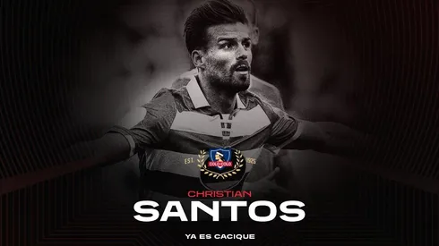 Christian Santos envió un saludo con sus primeras palabras como nuevo jugador de Colo Colo.
