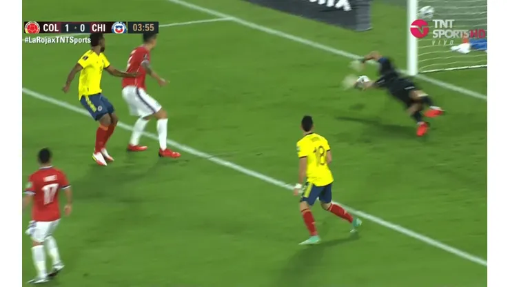 Juan Fernando Quintero marcó a los 3' y el VAR lo anuló.