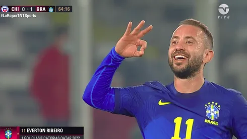 Everton festeja su gol