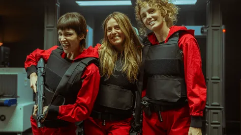 Tokio, Lisboa y Estocolmo, en el set de La Casa de Papel.