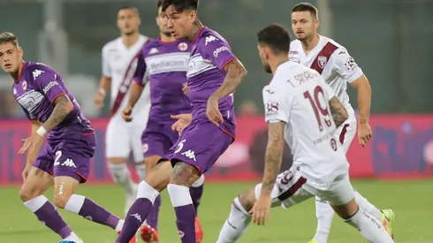 Erick Pulgar fue titular en la primera fecha de la Serie A, en la derrota de Fiorentina ante Roma.