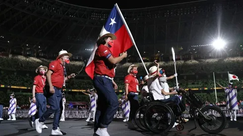 El Team Chile fue liderado por la tenista Francisca Mardones y por el nadador Alberto Abarza.