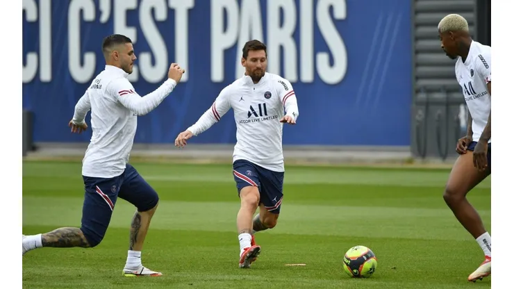 Lionel Messi tiene un par de semanas trabajando con el PSG.