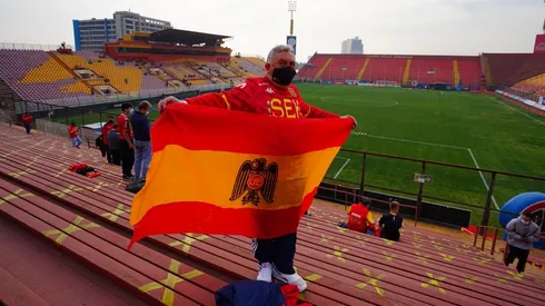 Los hinchas volvieron con felicidad al estadio Santa Laura.