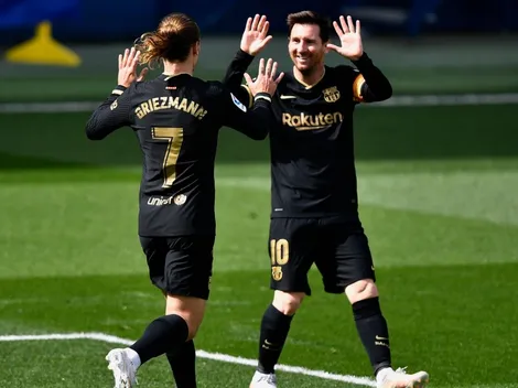 Hinchas culés culpan a Griezmann por la salida de Messi