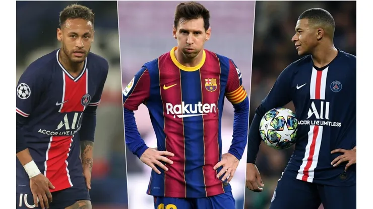 PSG puede armar un tridente letal si logra el fichaje de Messi.