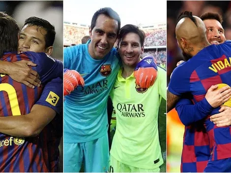 Memorias de Messi: Alexis, Bravo y su amigo Vidal en el Barcelona