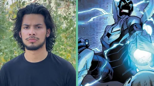 Xolo Maridueña y Blue Beetle en los cómics.
